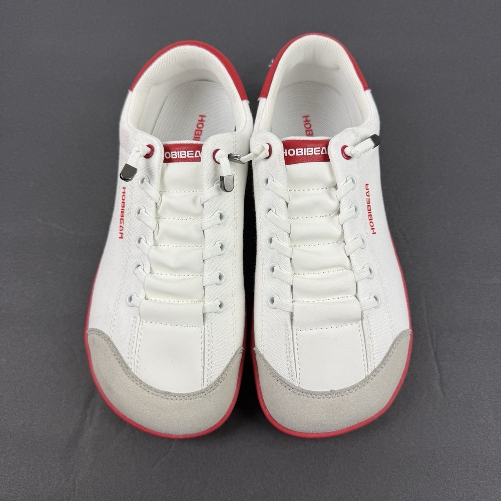 Hobibear Barefoot Shoes 40 Red White Minimalist Womens 9 Mens 8 Sneaker New